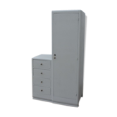 Armoire asymétrique des années 60