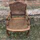 Canned armchair from the Regency period