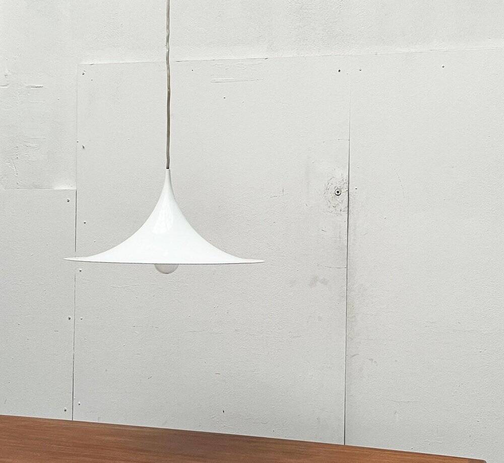 Semi-suspended space mid-century lamp by Bondrup & Thorup for Egoluce, Italy, 1970s.