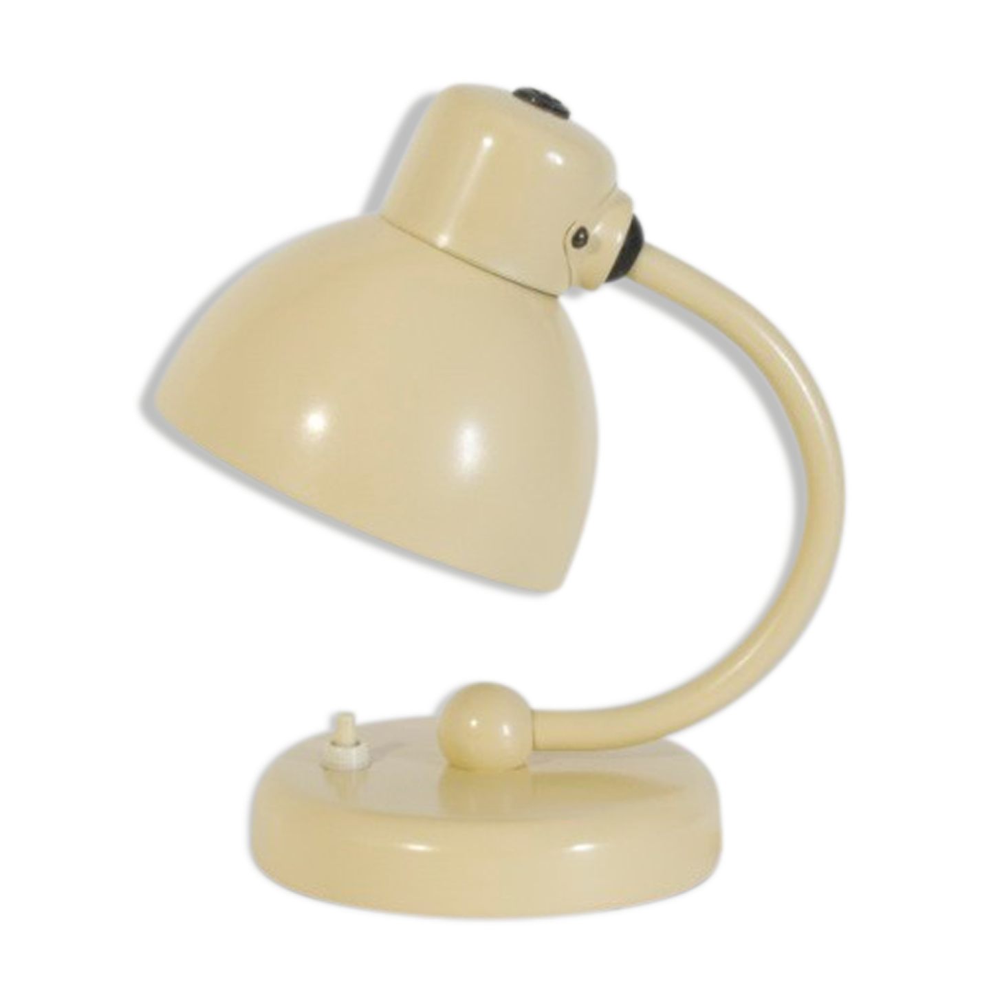 Kandem bedside lamp circa 1940, model n°1227 st, Design Marianne Brandt and Hin Bredendieck.