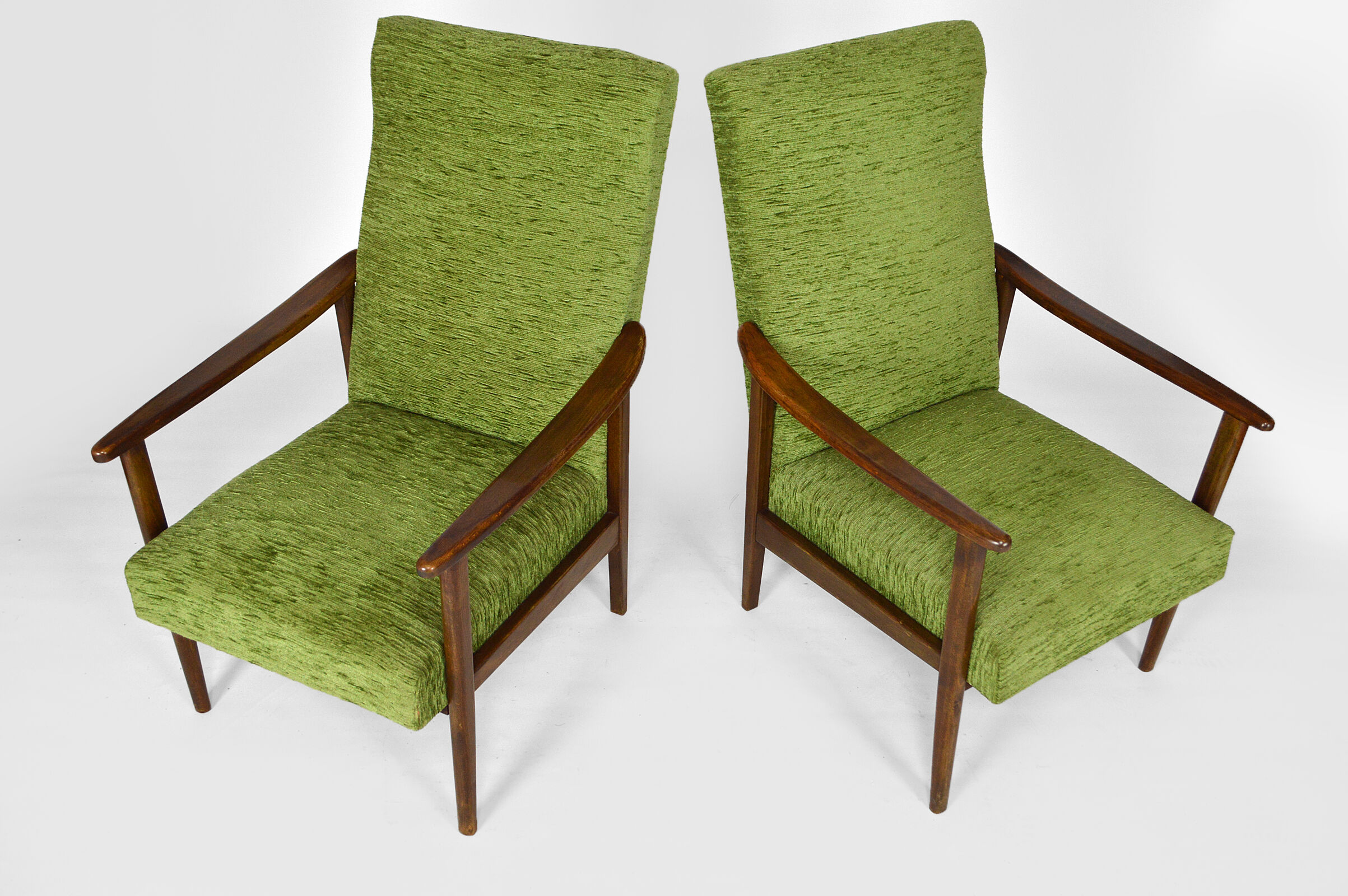 Paire de fauteuils scandinaves, mid-century