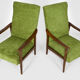 Paire de fauteuils scandinaves, mid-century