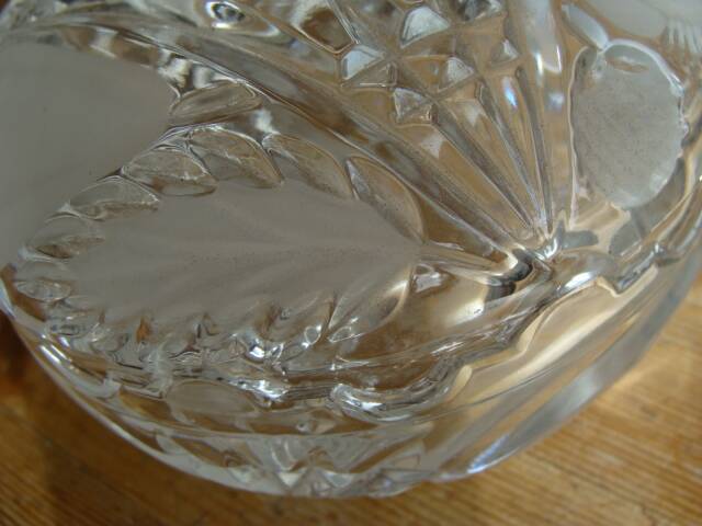 Vintage crystal candy box