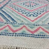 Carpet Chair white and rose 48 x 42 cm