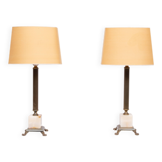 Paire de lampes de table Colum années 1970 Allemagne