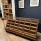 Old oak display counter with 24 drawers