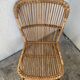 Chair and armchair in vintage rattan 1950