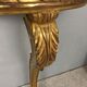 Console en bois doré 1960