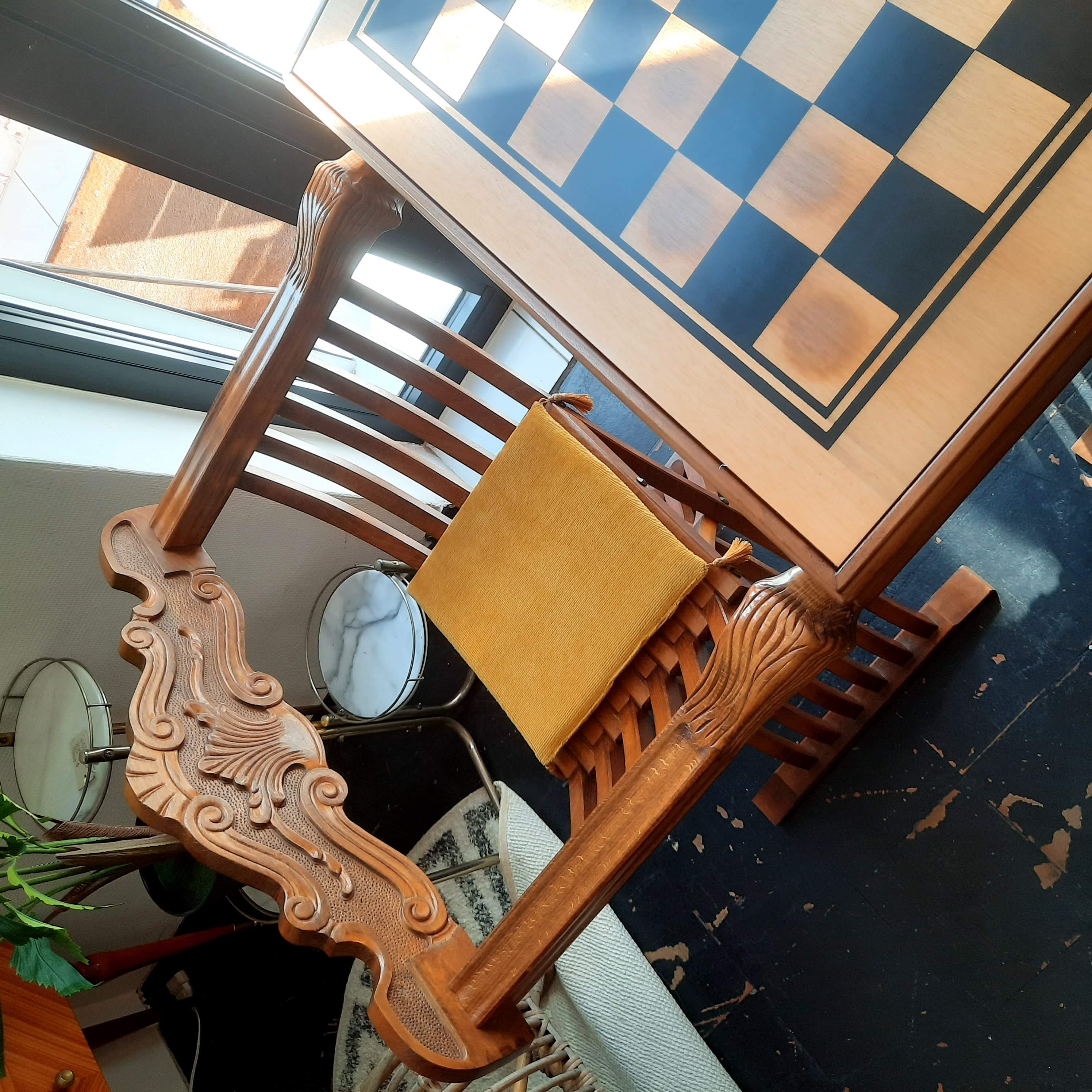 Ensemble table de Jeu avec fauteuils Dagobert 1930