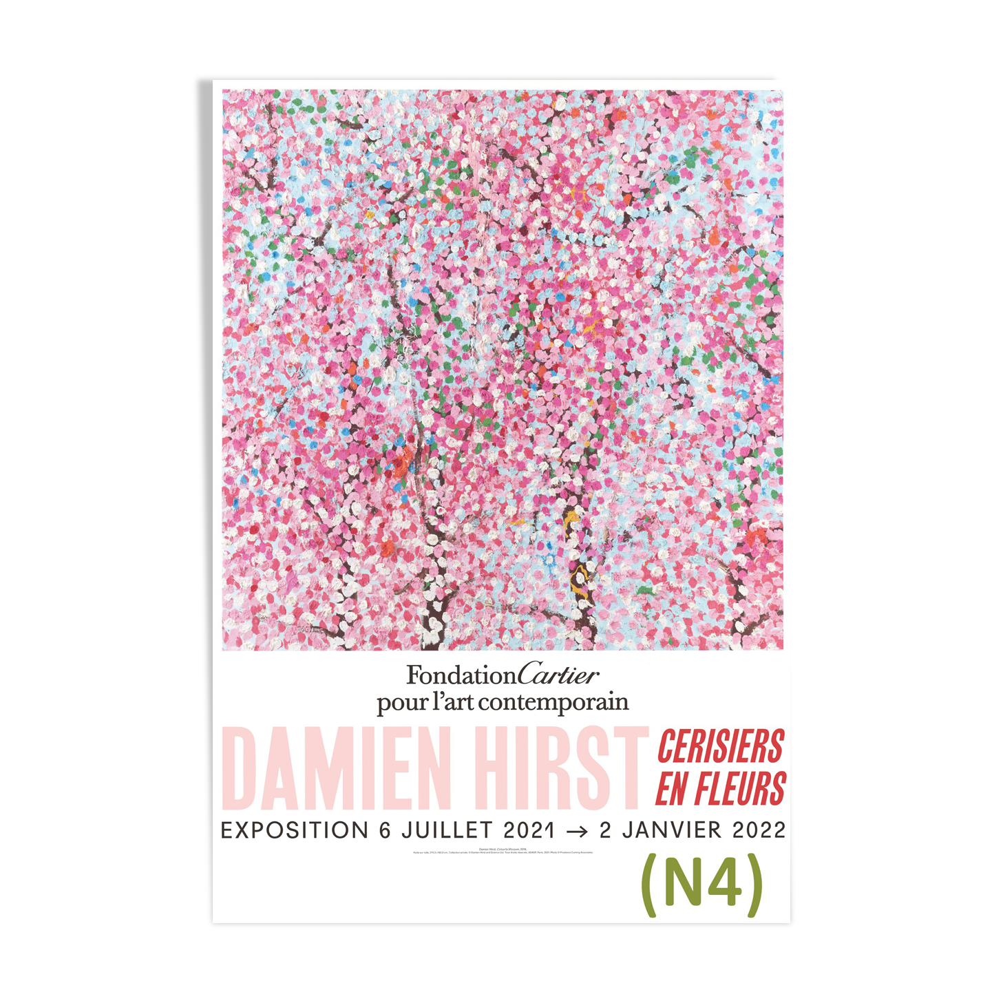 Damien Hirst exhibition poster