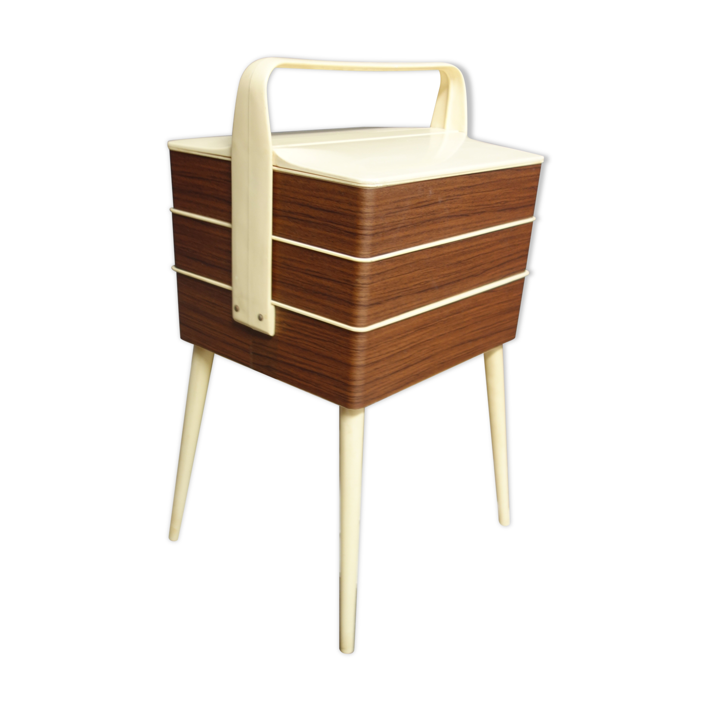 Sewingbox 1960s on four legs