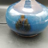 Sandstone and ash enamel lamp by Mireille and Noël Dailler Blanot circa 1970