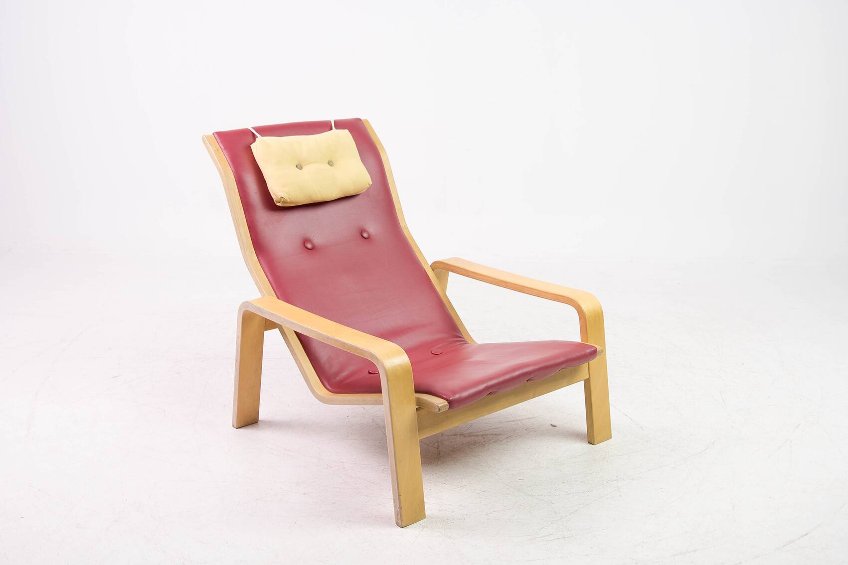 llmari Lappalainen for Asko vintage chair model 'Pulkka'
