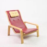llmari Lappalainen for Asko vintage chair model 'Pulkka'