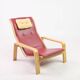 llmari Lappalainen for Asko vintage chair model 'Pulkka'