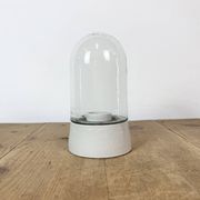 Vintage White Porcelain Ceiling Light, 1970s