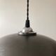 Old industrial steel hanging lamp 30 cm