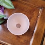 Small opaline pink soliflore vase