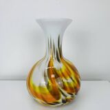 Murano glass opaline vase, 1970s, vintage