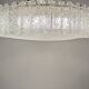 Glass Tubes Chandelier Flush mount from Doria Leuchten, 1960s