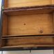 Large old cabinet in mahogany. Interior blonde wood.