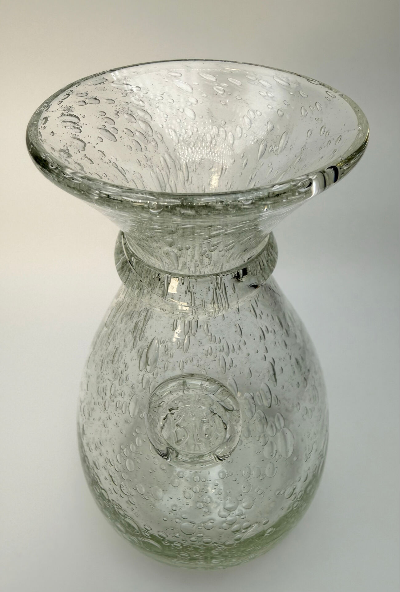 Carafe biot en verre bullé