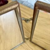 Triptych barber's mirror