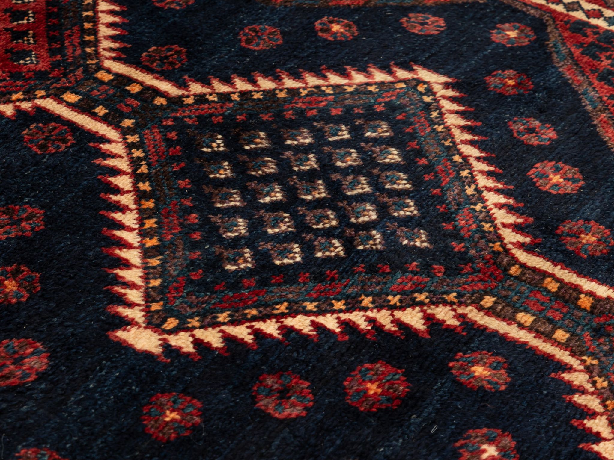 Tapis Hamadan des années 1960 143 x 326