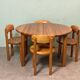 Table et chaises de Rainer Daumiller design scandinave des années 70
