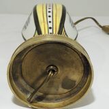 1930s ceramic lamp and bronze/vintage frame