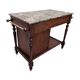 French bathroom vanity with marble top
