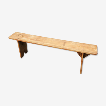 Banc en bois brut L 158cm