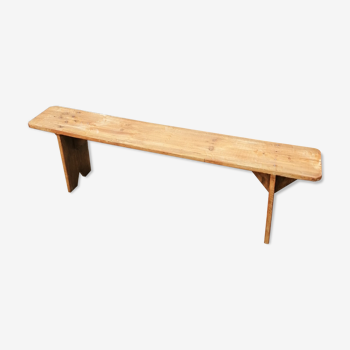 Raw wood bench L 158cm