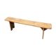 Raw wood bench L 158cm