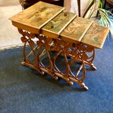 Nesting tables. Art Nouveau, late nineteenth / early twentieth century