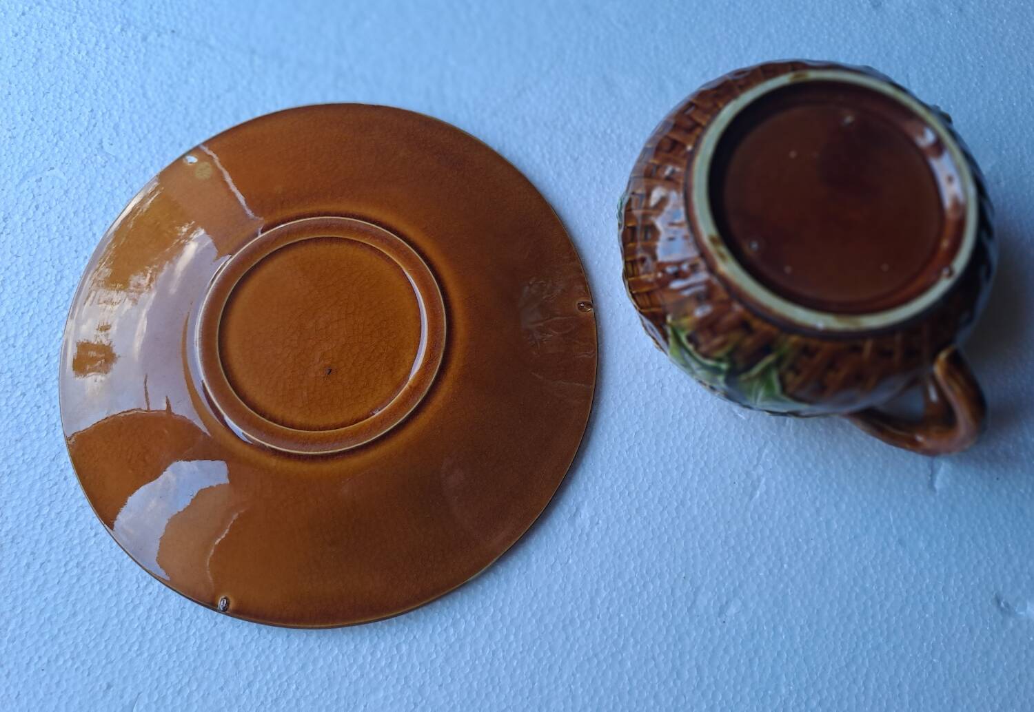 Tasse à déjeuner en barbotine