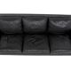 Scandinavian 3-seater leather sofa, Ulferts, Sweden, 1960