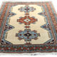 Authentic Persian carpet white background 205x140cm