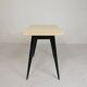 Bistro table Henri Julien, model Tolix T55 with a Formica top, 1950s.