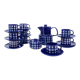 Melitta coffee service - copenhagen - cobalt blue - ceramic - 1970