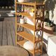 vintage rattan bookcase