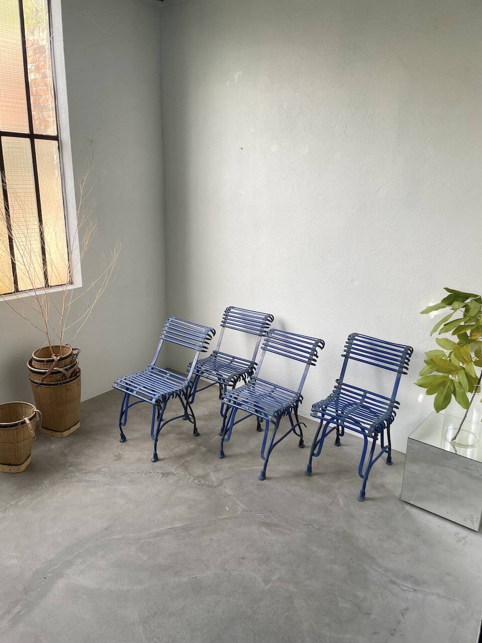 Series of 4 Arras chairs 1900