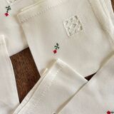Embroidered tablecloth + 12 vintage napkins