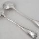 Christofle Malmaison, 2-piece salad serving set in silver-plated metal.