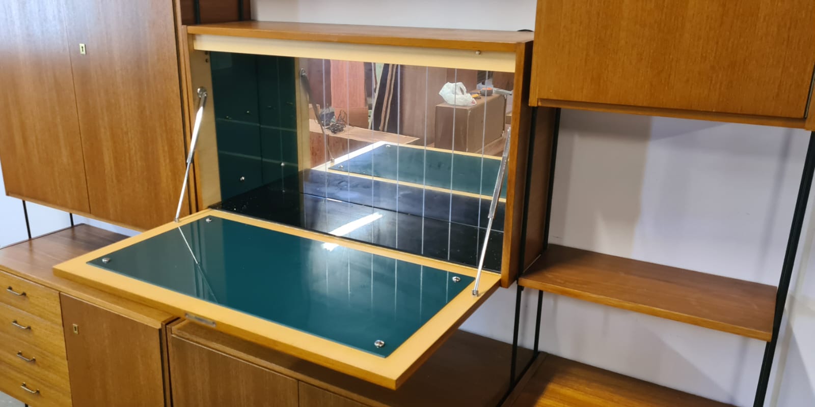 Mid century Omnia wall unit by Ernst Dieter Hilker, 1960s