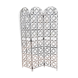 Wrought iron screen 3 leaves