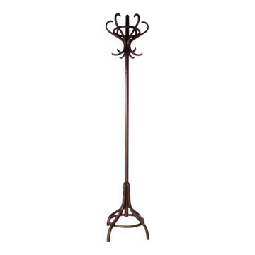 Porte-manteau ancien en bois courbé esprit Thonet 1875