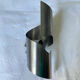 Brushed stainless steel wall light by Oxar France