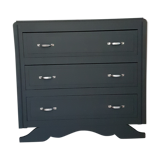 Black Art Deco dresser