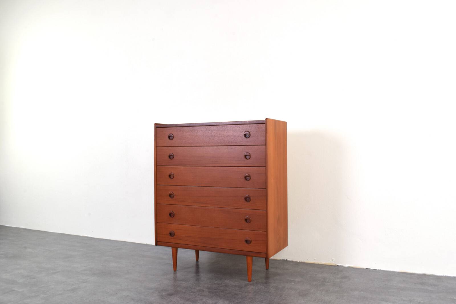 Mid-Century Danish Teak Chest of Drawers, 1960s.
